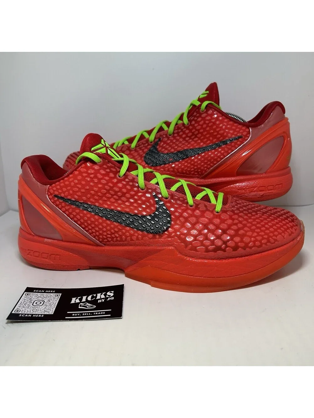 Nike Kobe 6 Protro Reverse Grinch 2023 - Size 11 - (FV4921-600)
